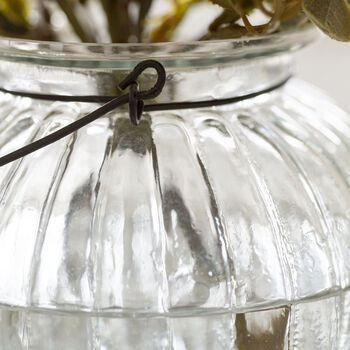 Ribbed Glass Hanging Lantern, 5 of 7