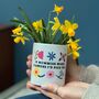 Ceramic Pot For Mum Flower Design, thumbnail 3 of 7