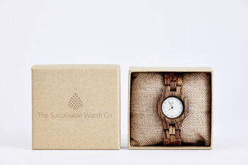 Womens Wood Wristwatch Analog Watch, Giftable Accessories, 6 of 6