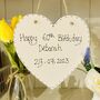 Personalised Birthday Name Heart 50th 60th 70th, thumbnail 9 of 11