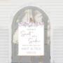 Wedding Choose A Seat Sign Pink And Lilac Floral, thumbnail 3 of 5