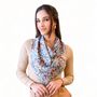 Flower Field Large Square Silk Scarf, thumbnail 3 of 6