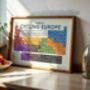 Cycling Europe Periodic Table Art Print, thumbnail 12 of 12
