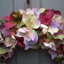 Summer And Autumn Artificial Hydrangea Wreath, thumbnail 3 of 4
