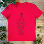 Christmas Tree Bear, Men's Organic T Shirt, thumbnail 1 of 4