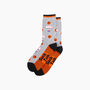 Basketball Bamboo Socks In Light Grey, thumbnail 4 of 4
