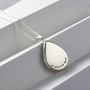 Personalised Large Droplet Locket Necklace, thumbnail 2 of 7