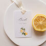 Wedding Place Card With Lemons, thumbnail 3 of 4