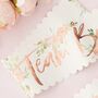 Floral Team Bride Hen Party Sashes Six Pack, thumbnail 2 of 2