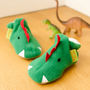 Dinosaur Baby Shoes And Toddler Slippers, thumbnail 2 of 6