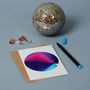Circular Fluorescent Print Greeting Card, thumbnail 1 of 2