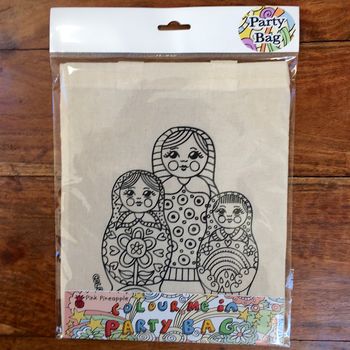 Russian Dolls Party Bags To Colour In, 2 of 10