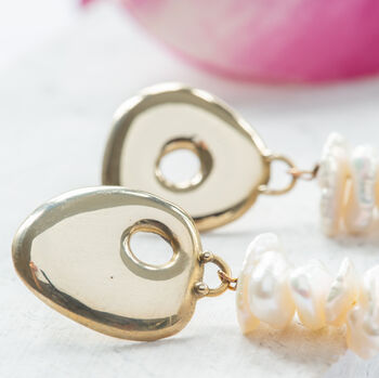 Abstract Pearl Earrings, 3 of 5