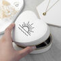 Sunset White Heart Jewellery Case, thumbnail 4 of 11