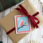 Festive Retro Stamps Gift Tags, thumbnail 9 of 10