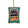 Heinz Beanz Embroidered Christmas Decoration, 10cm, thumbnail 2 of 3