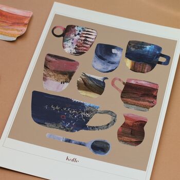 Scandi Style Coffee Lovers Print, 2 of 6
