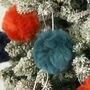 Christmas Bauble Pompom Craft Kit Muted, thumbnail 4 of 6
