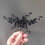 Black Crystal Hair Pin, thumbnail 5 of 7