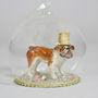 Party Bull Dog Glass Decoration, thumbnail 1 of 2