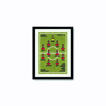 Framed 'Favourite Football Team' Print: Contrast Kit, 2 of 6