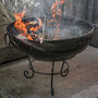Indian Fire Bowl, BBQ Rack, Gloves And Marshmallow Fork, thumbnail 1 of 7
