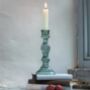 Glass Candlestick Bella Green, thumbnail 1 of 2