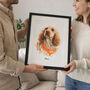 Personalised Pet Illustration Portrait Print, thumbnail 3 of 12