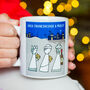Three Wise Men Funny Wine Christmas Mug, thumbnail 2 of 3
