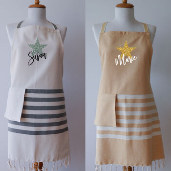 Personalised Apron, Tea Towels, Gift For Her, 9 of 12