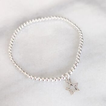 Silver Plated Good Luck Star Bracelet, 5 of 5
