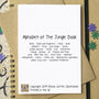 The Jungle Book Alphabet Card, thumbnail 2 of 3
