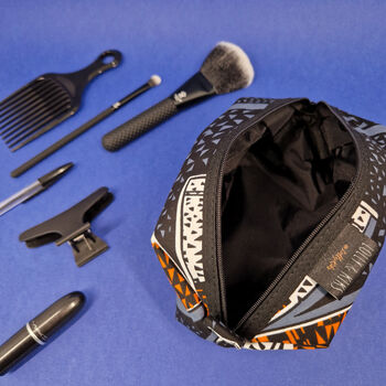 African Print Cosmetic Make Up Bag | Deji Print, 3 of 3