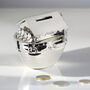Personalised Silver Noahs Ark Money Box, thumbnail 4 of 11