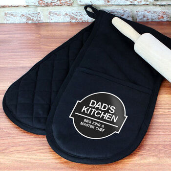 Personalised BBQ And Grill Oven Gloves, 2 of 5