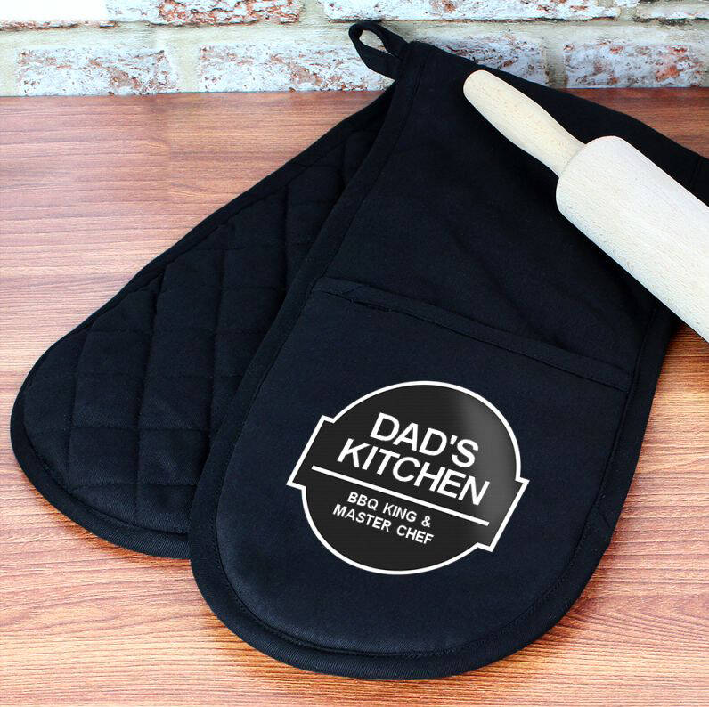 Personalised BBQ And Grill Oven Gloves, 1 of 5