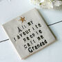 All My Favourite People Call Me Grandad Ceramic Coaster, thumbnail 1 of 5