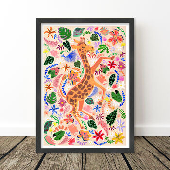 Giraffe Nursery Art Print, 10 of 10