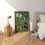 Butterflies Set Of Two Bedroom Wall Art, thumbnail 2 of 3