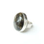 Large Labradorite Gemstone Ring Set In Sterling Silver, thumbnail 6 of 6