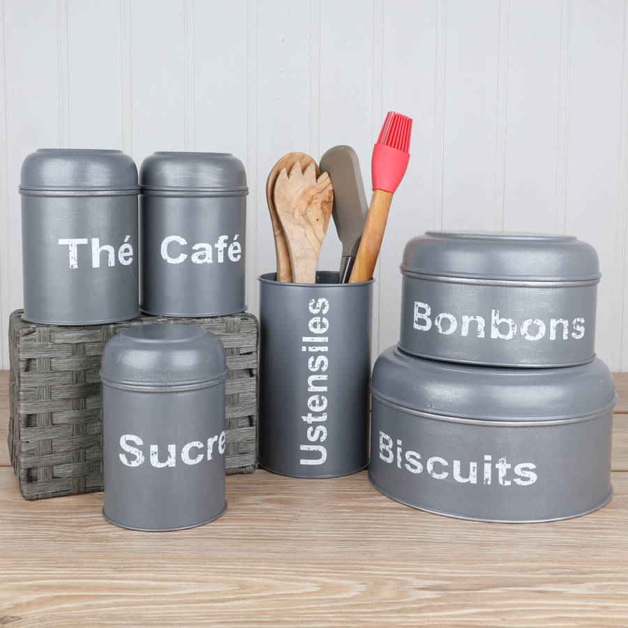 Slate Grey Kitchen Utensils Holder By Dibor Notonthehighstreetcom