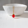 Strawberry Pendant Necklace, thumbnail 2 of 8