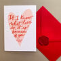 Love Greeting Card For Boyfriend, thumbnail 2 of 8