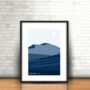 The Three Peaks Challenge Minimalist Art Prints, thumbnail 4 of 6