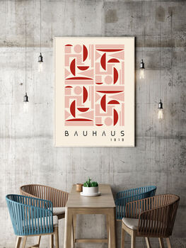 Bauhaus Red Art Print, 3 of 4