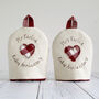 Personalised Ruby Wedding Anniversary Egg Cosies Gift, thumbnail 3 of 12
