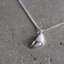 Sterling Silver Large , Crab Claw Pendant Necklace, thumbnail 2 of 6