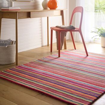 Origins Fine Stripes Rug Various Colours, 5 of 12