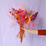 Bright And Colourful Dried Flower Bouquet, thumbnail 1 of 3