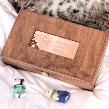 My Cub Personalised Wooden Memory Box, 5 of 5